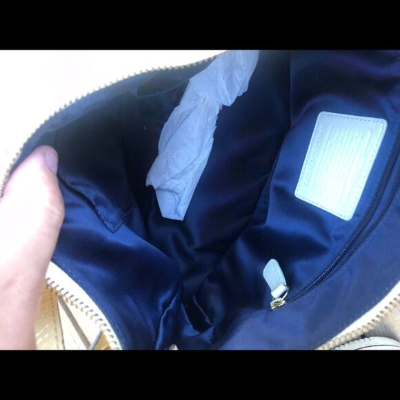 Rare Coach Purse Cream/White - Picture 8 of 16